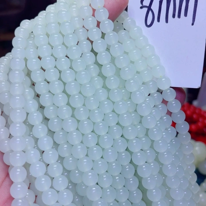 蛇纹石玉未镶嵌项链