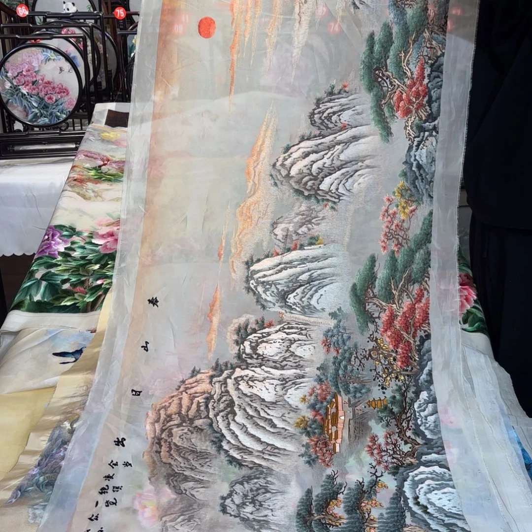 织绣纯手工制作成品