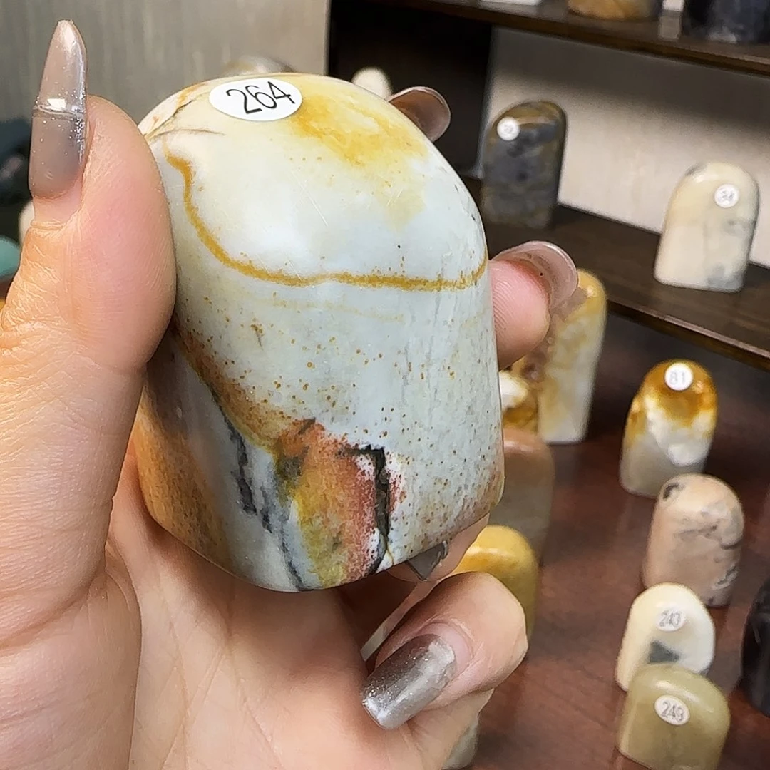 昌化石印石小*长白石