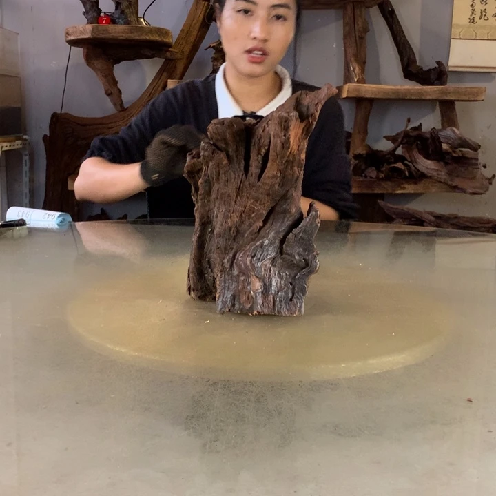 军***亮天然的云南紫柚木会黄水
