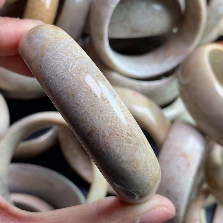 硅化珊瑚（珊瑚玉）颈饰未镶嵌愿****