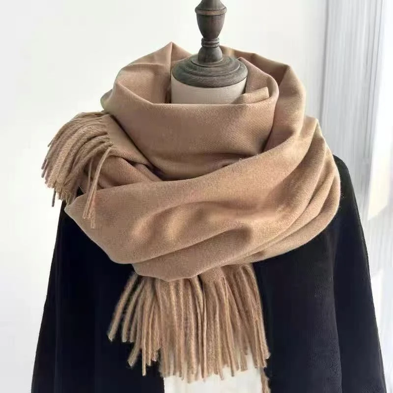 样）羊绒2025经典羊绒围巾冬季百搭时尚