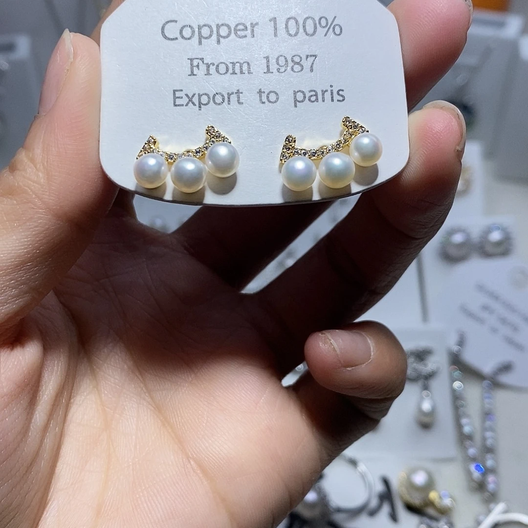 耳饰淡水珍珠未镶嵌