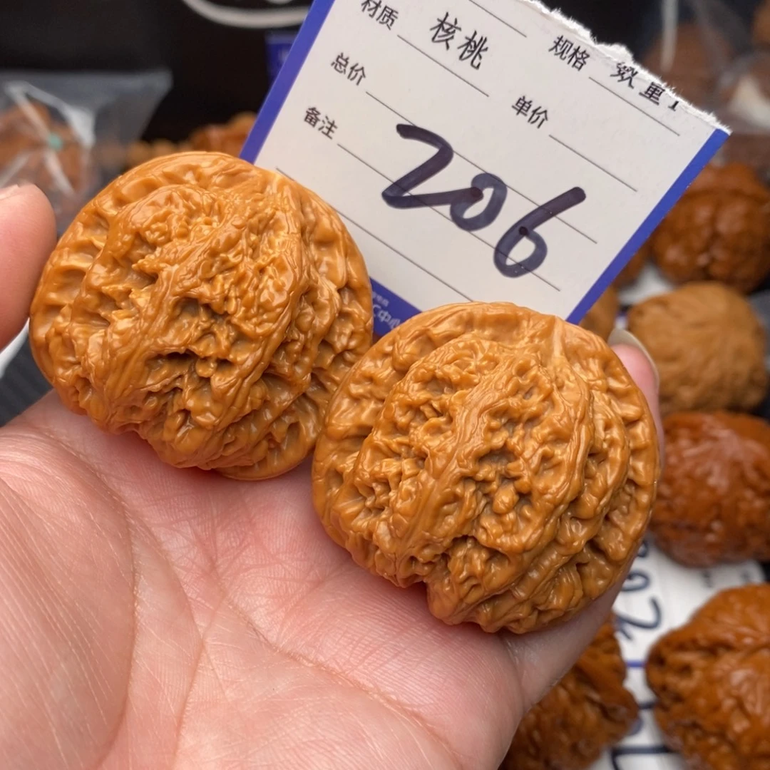 桃核把件粗筋44mom