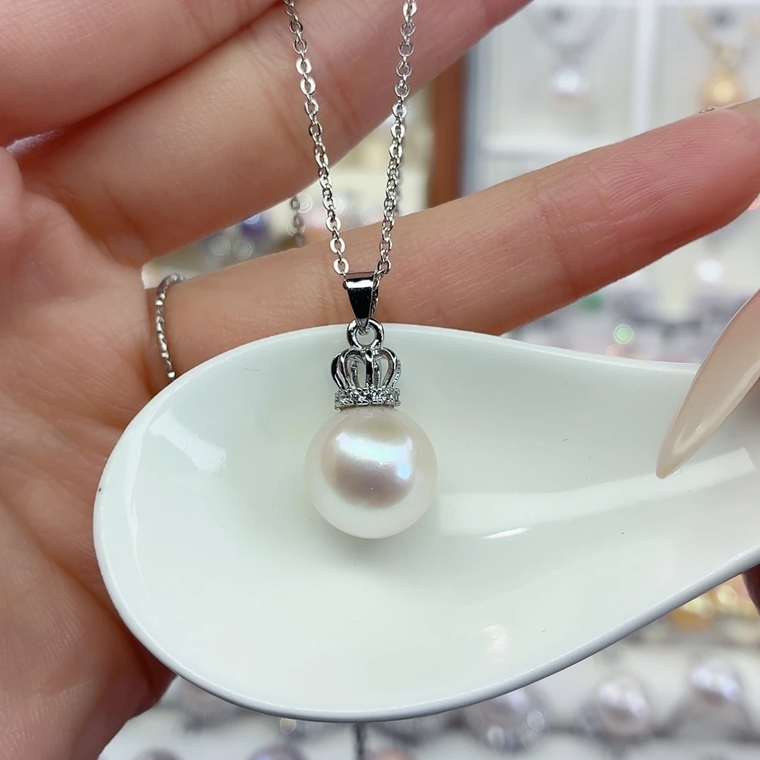 合金淡水珍珠颈饰F