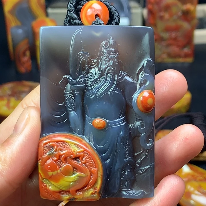 戴***生玛瑙/玉髓未镶嵌牌