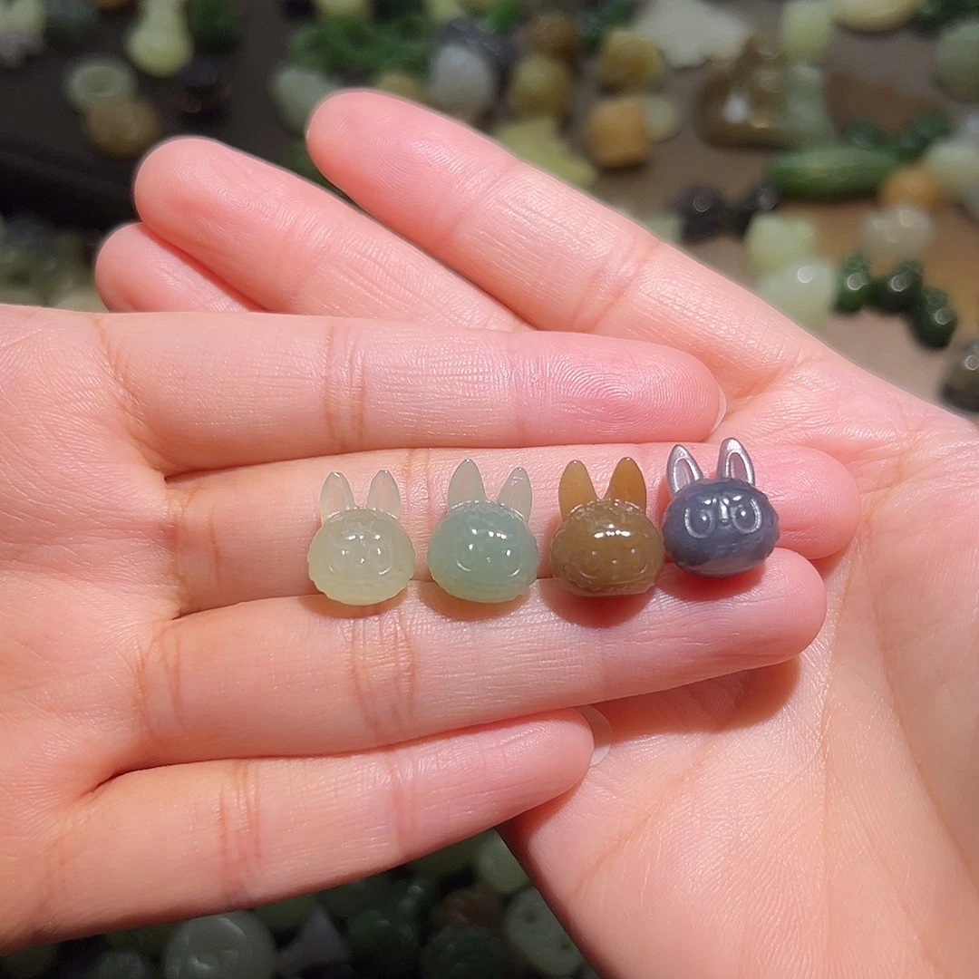 和田玉未镶嵌珠宝半成品150一个多样性发其一