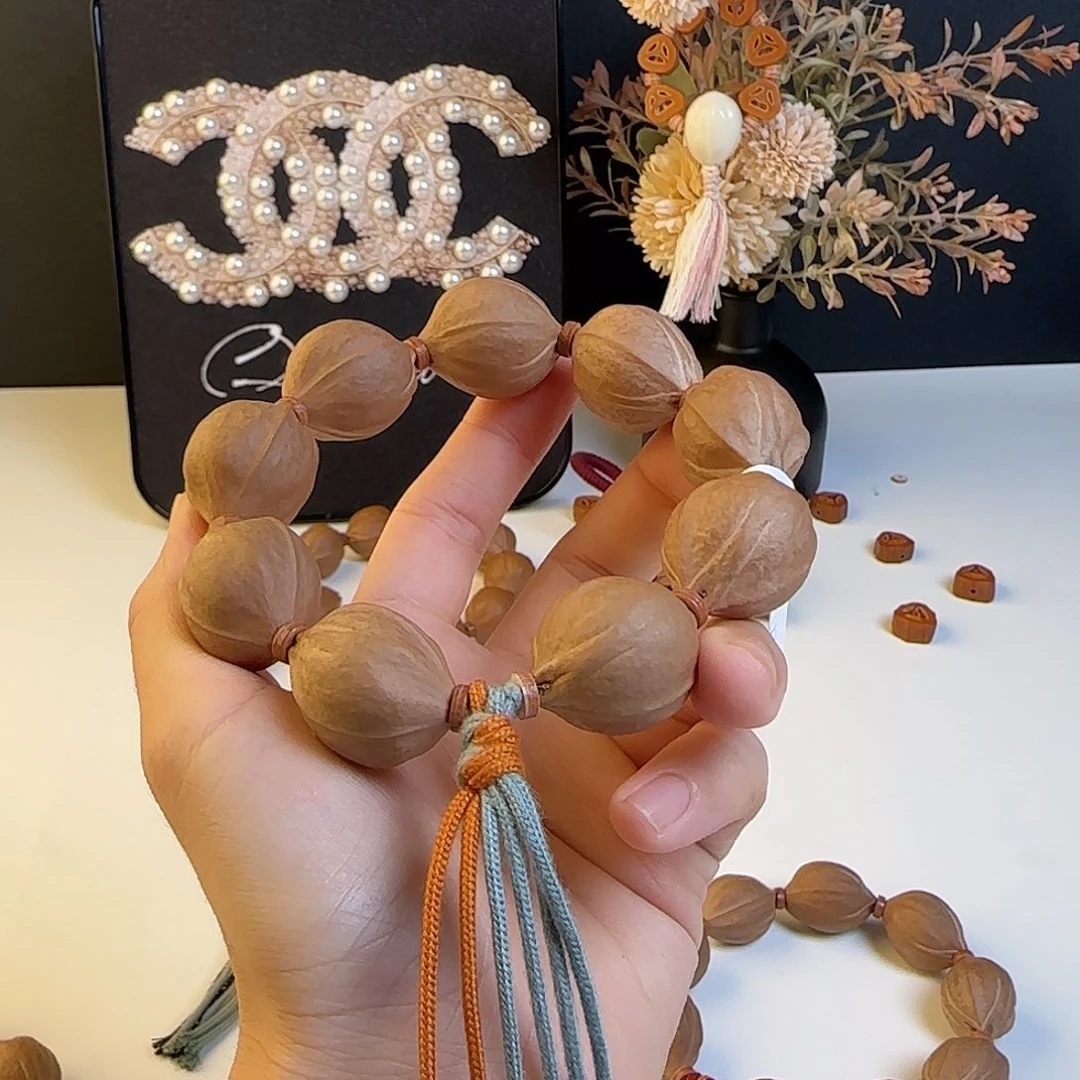 西***里橄榄核手串原生态梅林铁核