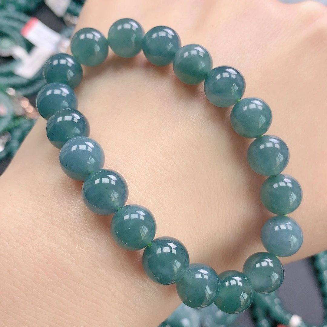 翡翠颈饰未镶嵌手串卡10