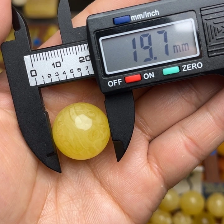 蜜蜡未镶嵌珠宝奇石天然蜜蜡散珠微瑕一粒193