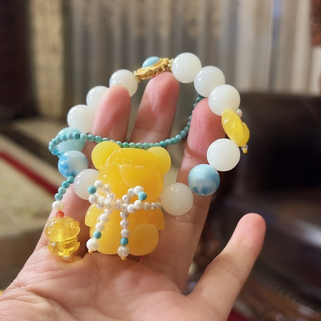 琥珀戒指未镶嵌琥珀