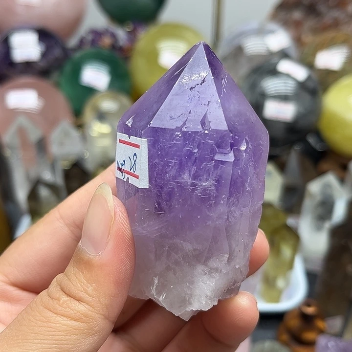未镶嵌珠宝半成品水晶146克紫水晶原石