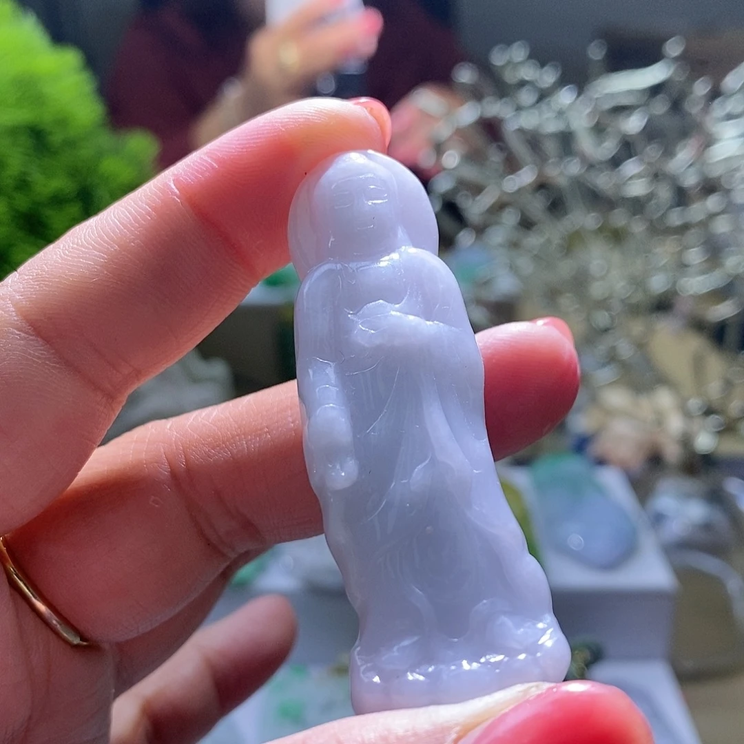 【闪购商品】翡翠颈饰未镶嵌阿咪