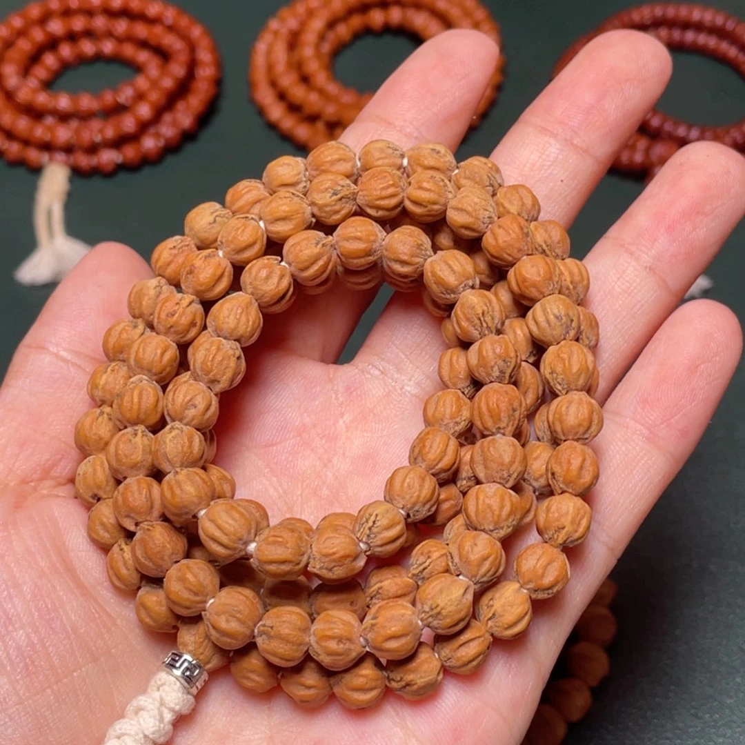 柏香籽/百香籽吊坠红芽莲花长串