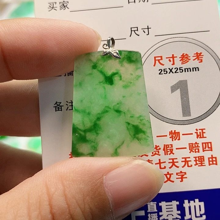 【闪购商品】翡翠颈饰18K金镶嵌翡翠