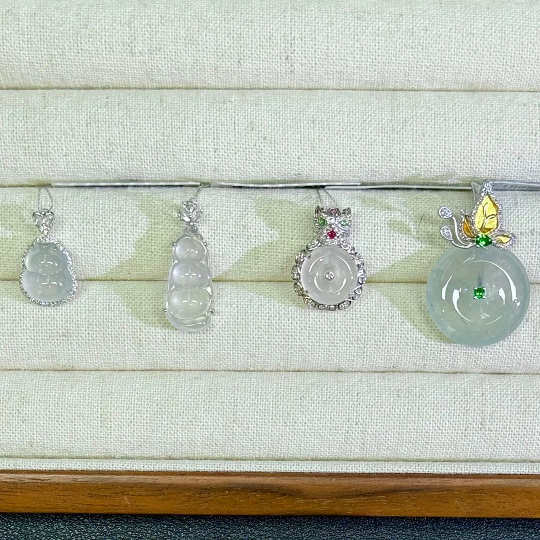 翡翠吊坠1件-18K金-多样性发货只发一件-BB03-BK|CXQ21