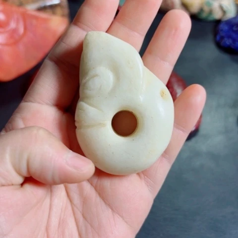 把件白玉菩提一个一个