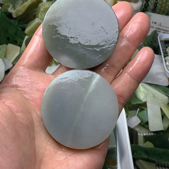 未镶嵌和田玉珠宝半成品简****)