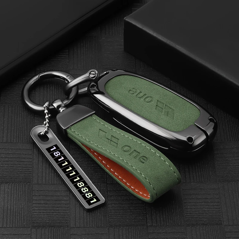 适用理想钥匙套l7/l8/l9max专用one汽车个性男改装用品保护壳包扣