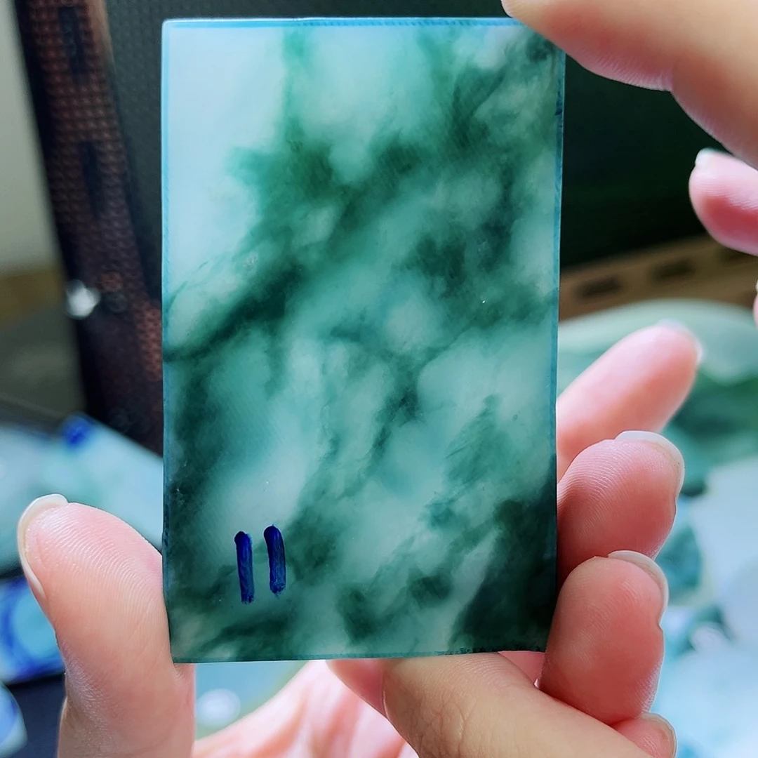 未镶嵌定制翡翠翡翠片料定制未镶嵌