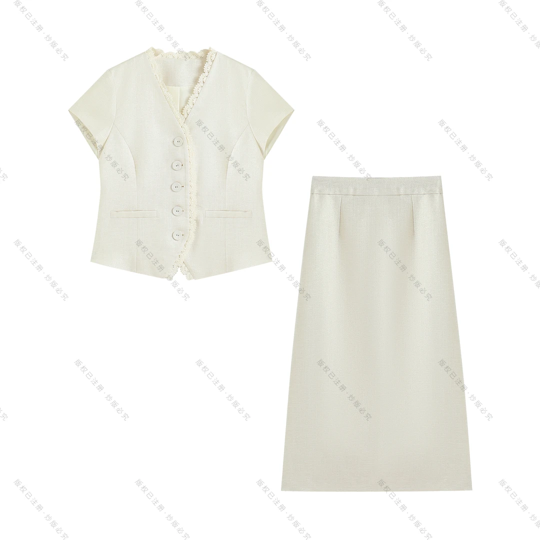 【南油虹姐】V领显瘦通勤气质雨露麻单排扣时尚连衣裙女神裙子