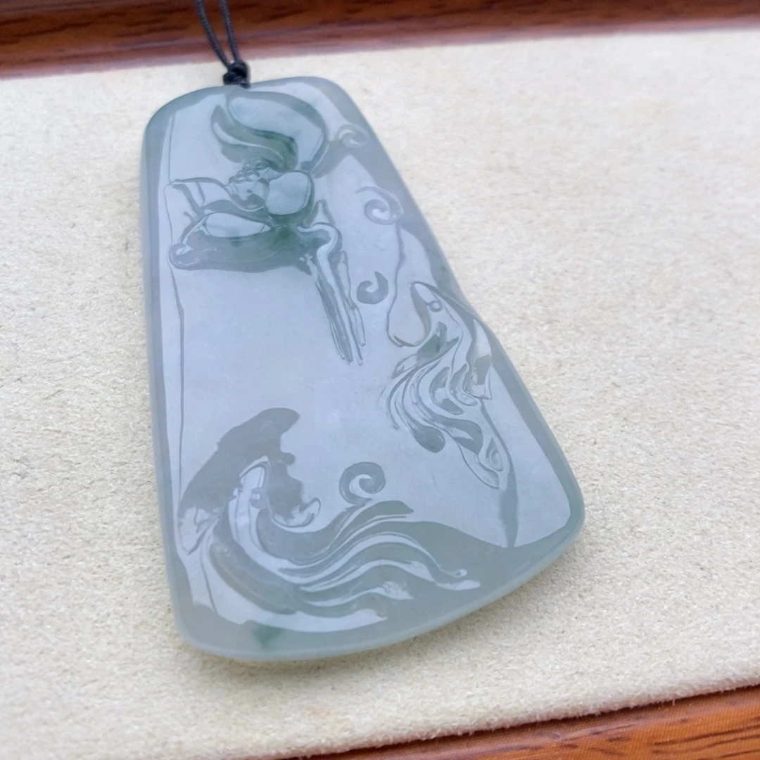 翡翠未镶嵌颈饰吊坠25
