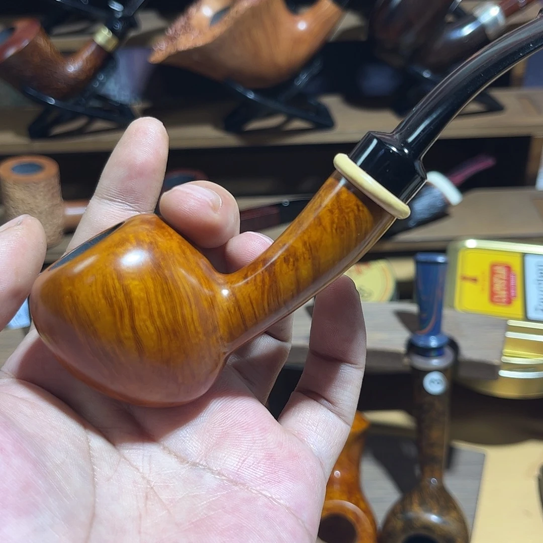 石楠木手工橡果烟斗