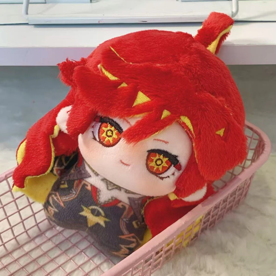 【现货】原神纳塔玛薇卡火神10CM棉花娃娃印花努努二次元周边