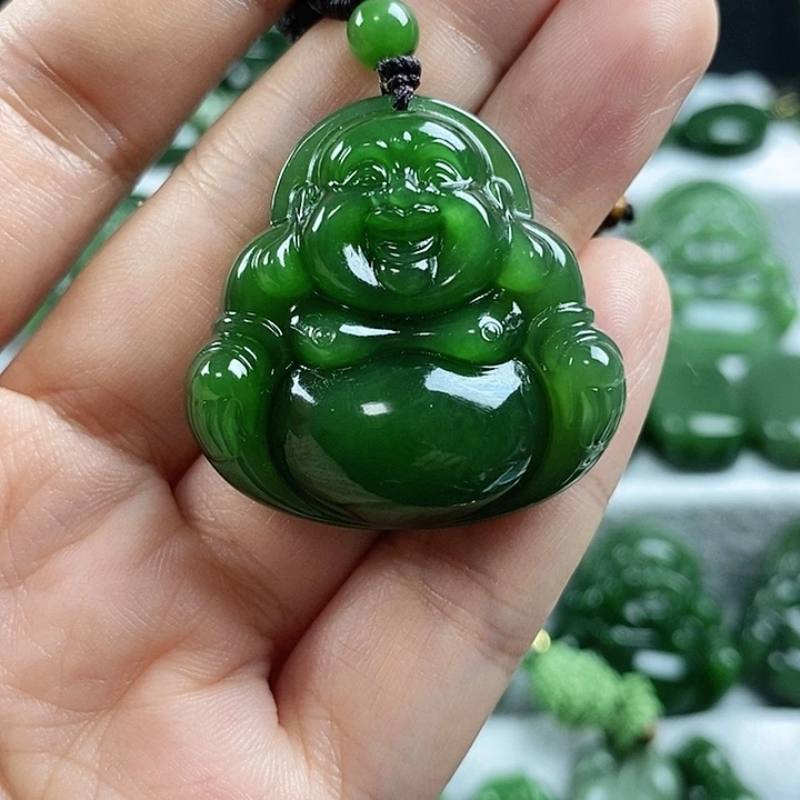 和田玉（碧玉）未镶嵌吊坠(不含链)