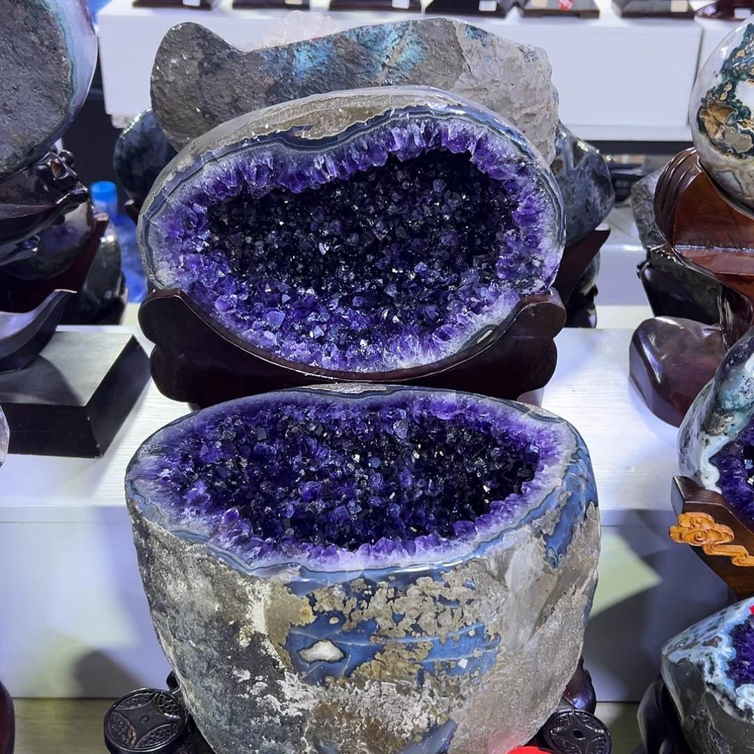 紫晶未镶嵌大型摆件（非配饰）