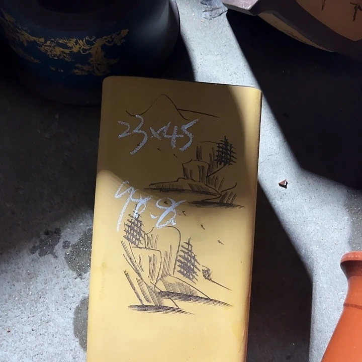 23.5高黄四方花盆花盆花盆×2