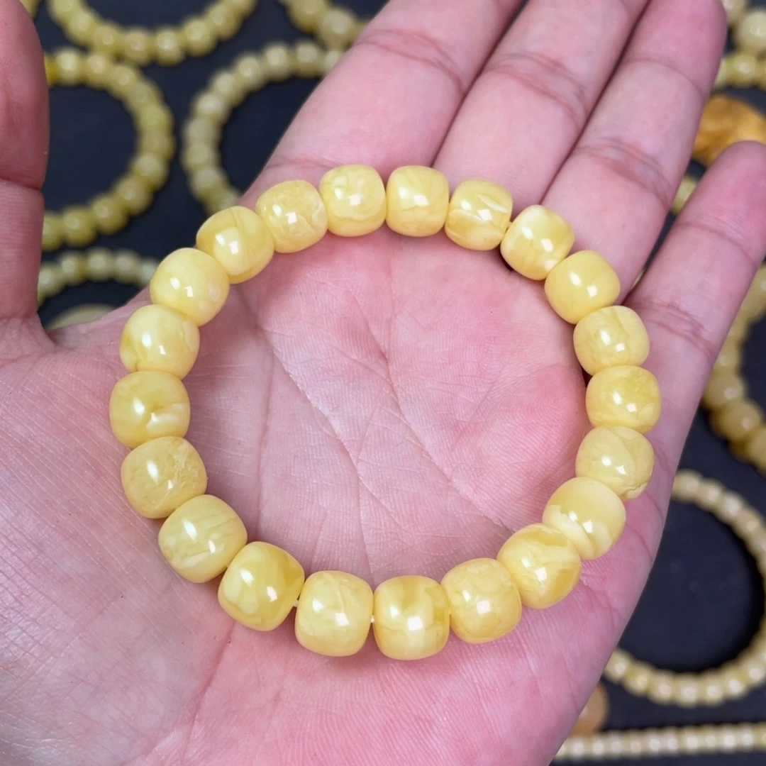 裸石蜜蜡未镶嵌蜜蜡手串10mm