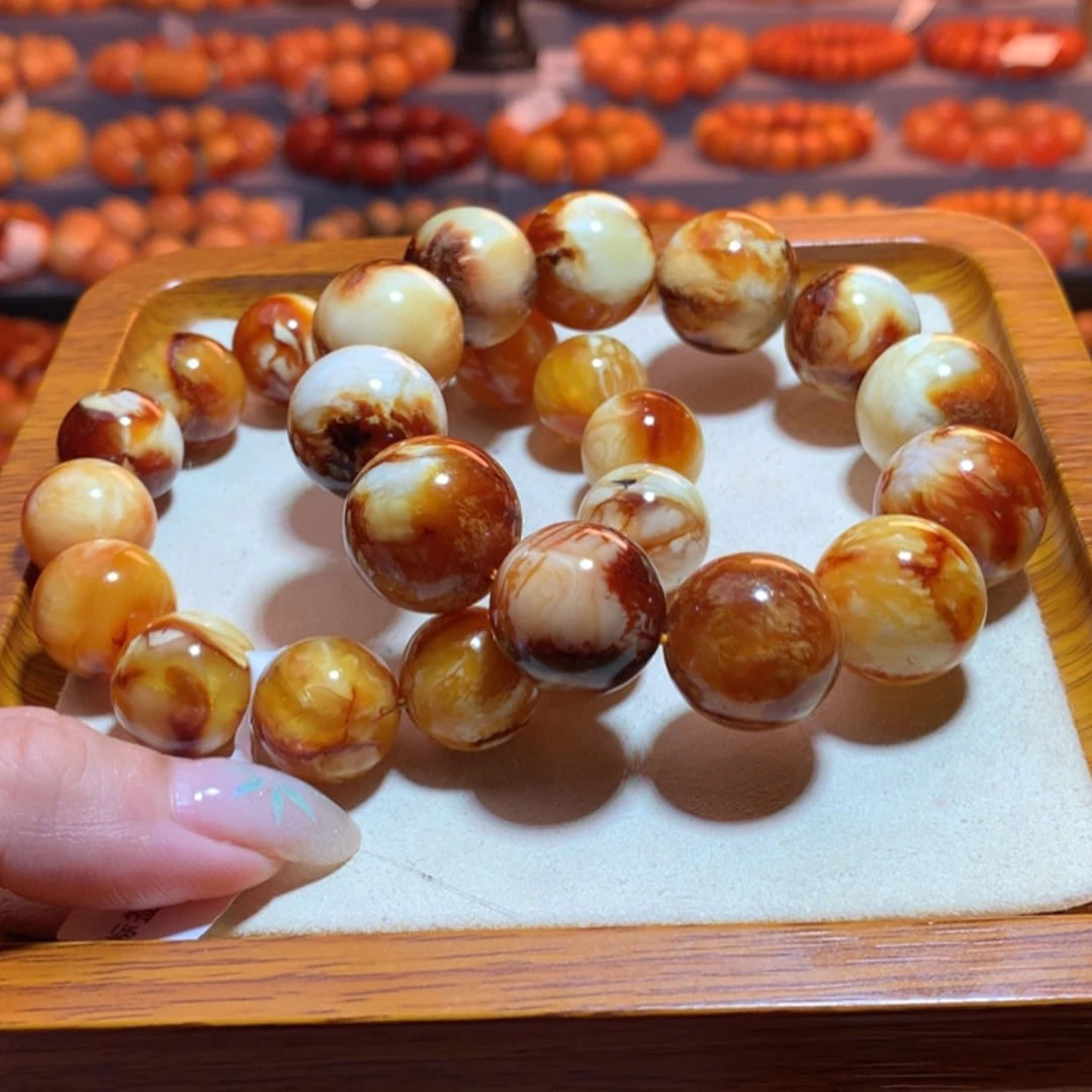 【闪购商品】手串蜜蜡未镶嵌尔*?蜜蜡手串
