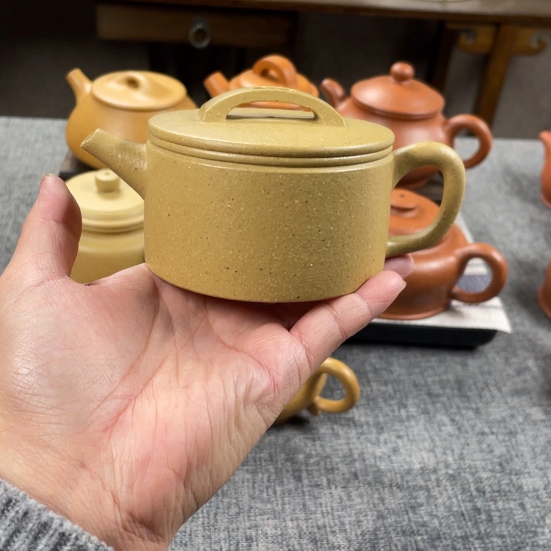 茶壶紫砂本绿汉瓦全手30目180