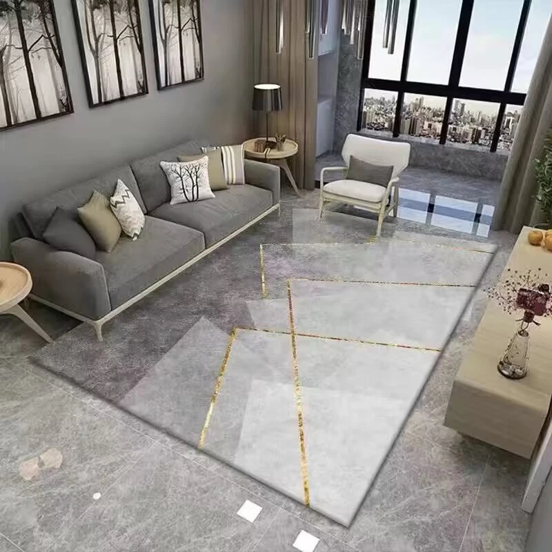 1.6*2.3米客厅地毯北欧现代简约几何地毯沙发茶几垫卧室床边地毯