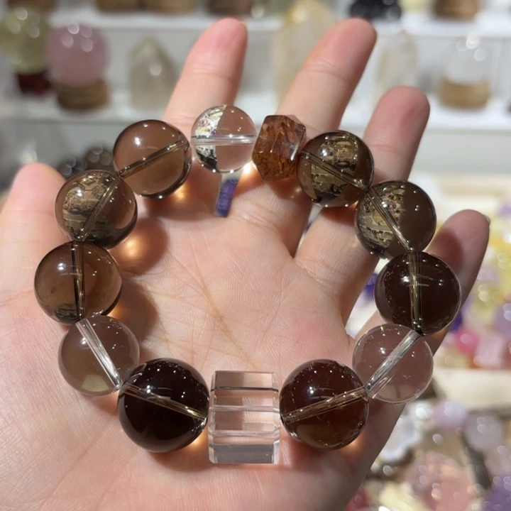 未镶嵌手链水晶茶水晶