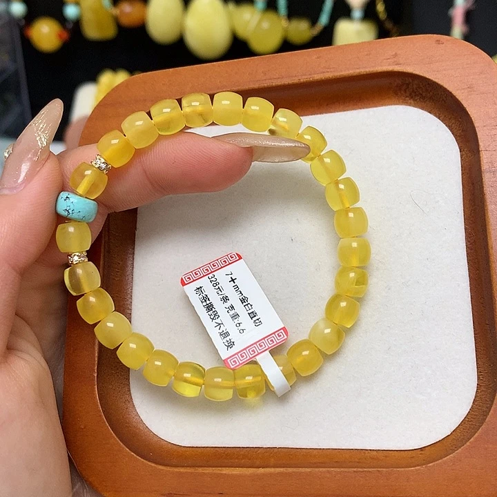 手链蜜蜡未镶嵌蜜蜡手串单个
