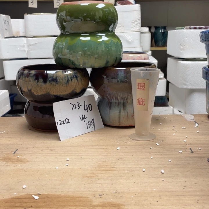 紫砂花盆多肉花盆微瑕40