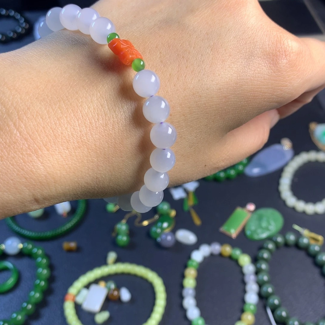 和田玉未镶嵌手链