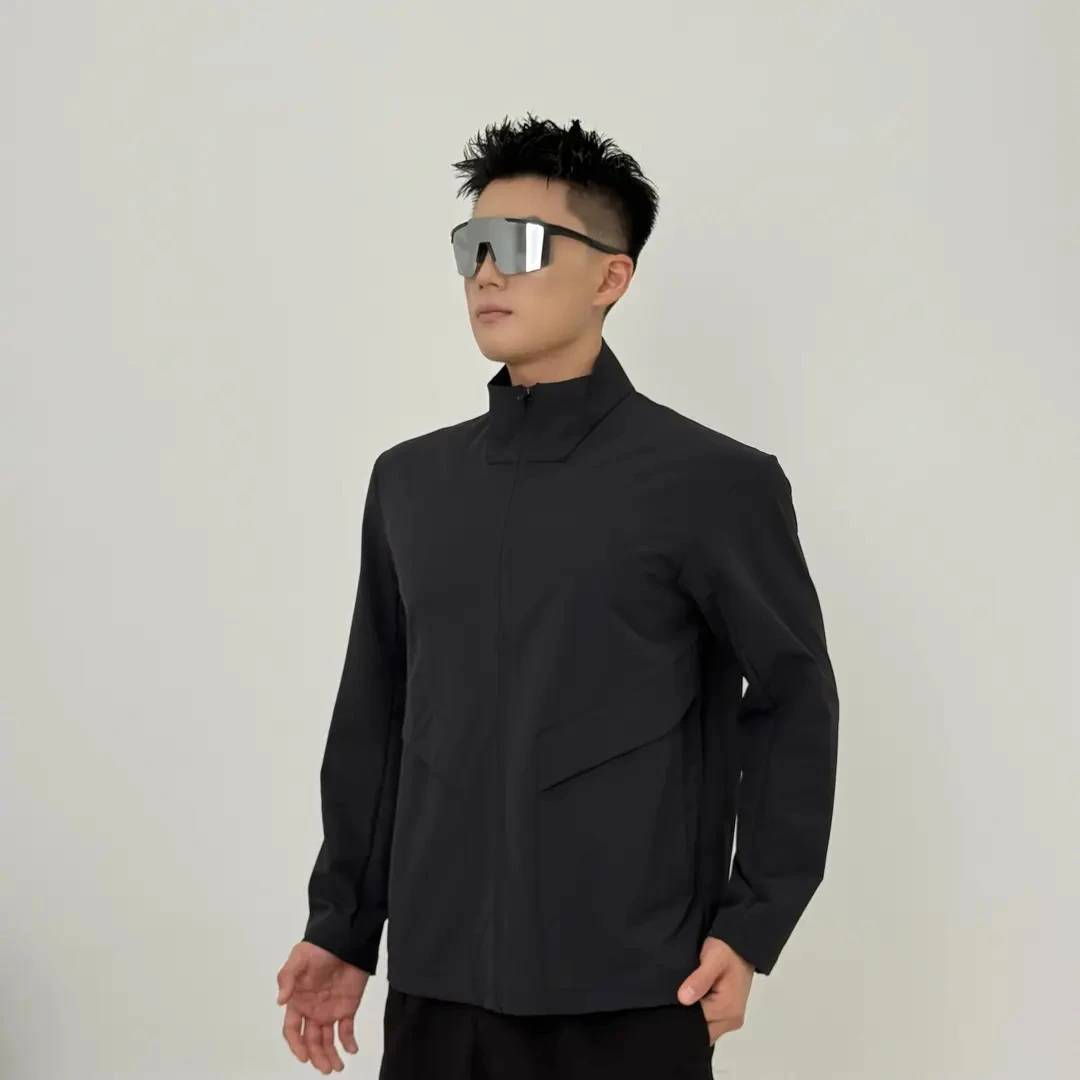 【服饰】安踏商务立领行政外套户外秋季男士休闲通勤运动茄克上衣