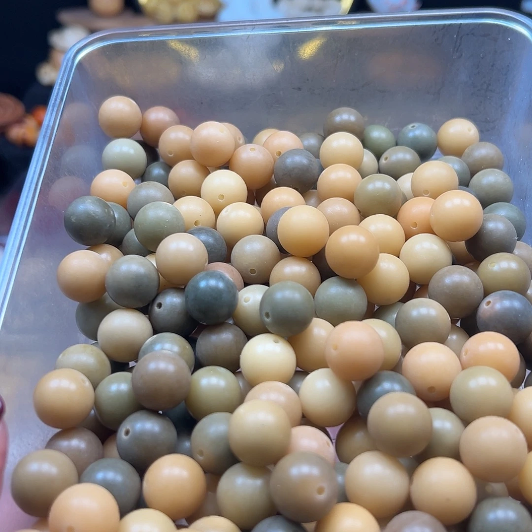 手串菩提根/象牙果卡14干磨圆240颗