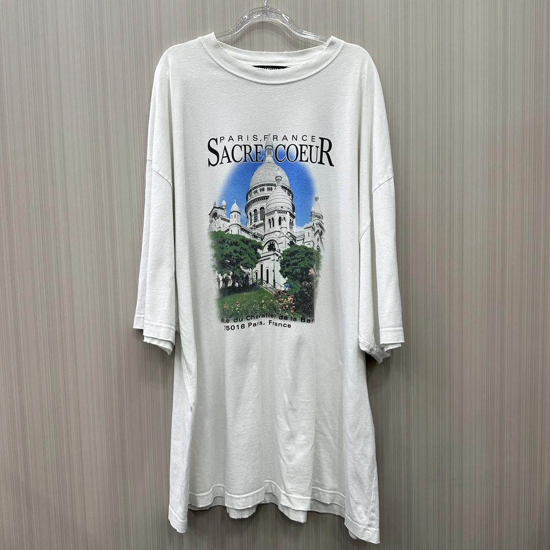 95新 Balenciaga/巴黎世家 教堂短袖 尺码：L 10553