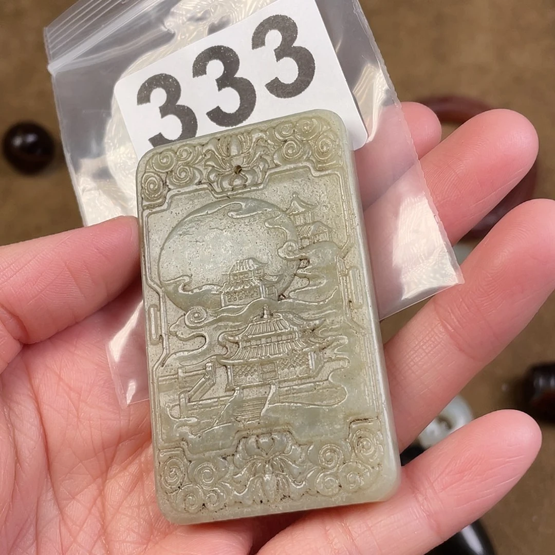 和田玉（糖玉）未镶嵌颈饰