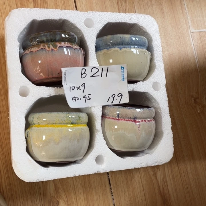 粗陶多肉花盆微瑕211