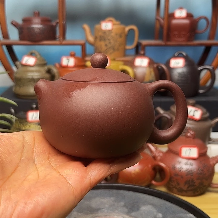 茶壶紫砂微瑕不带证书礼盒220cc