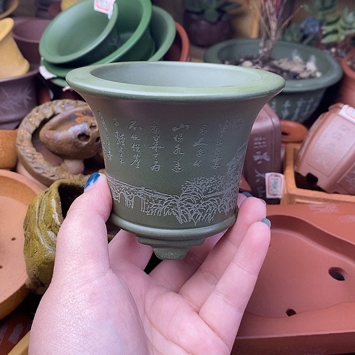 手工艺品琉璃宜兴紫砂精品花盆