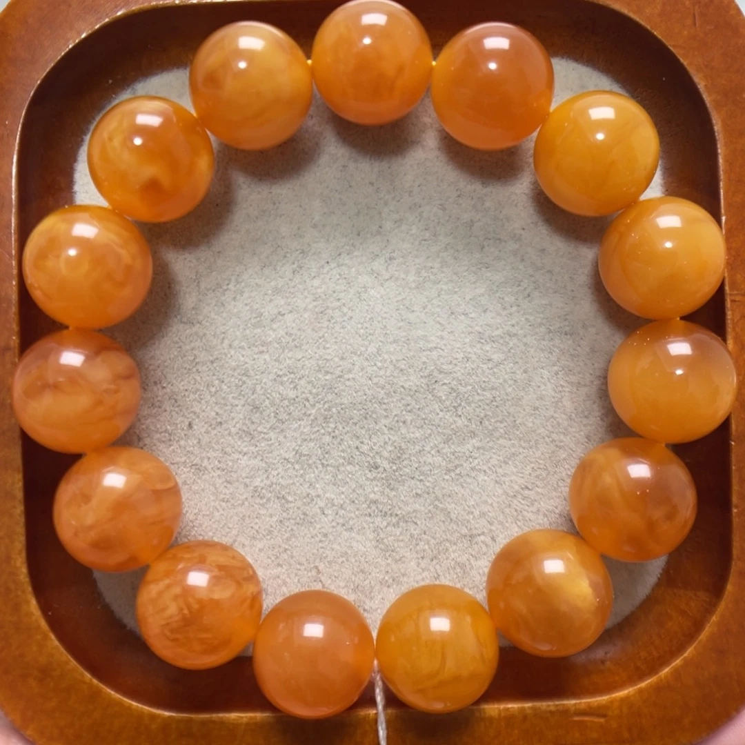 蜜蜡未镶嵌手串蜜蜡