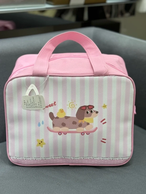 【雪儿专属福利】多巴胺趣味大容量保温便当包/洗漱化妆品包B大号