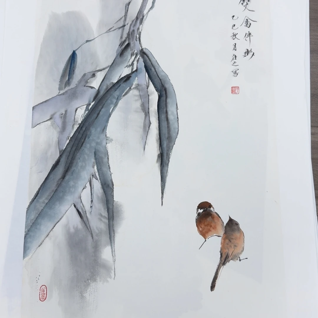 国画国画山水花鸟山水