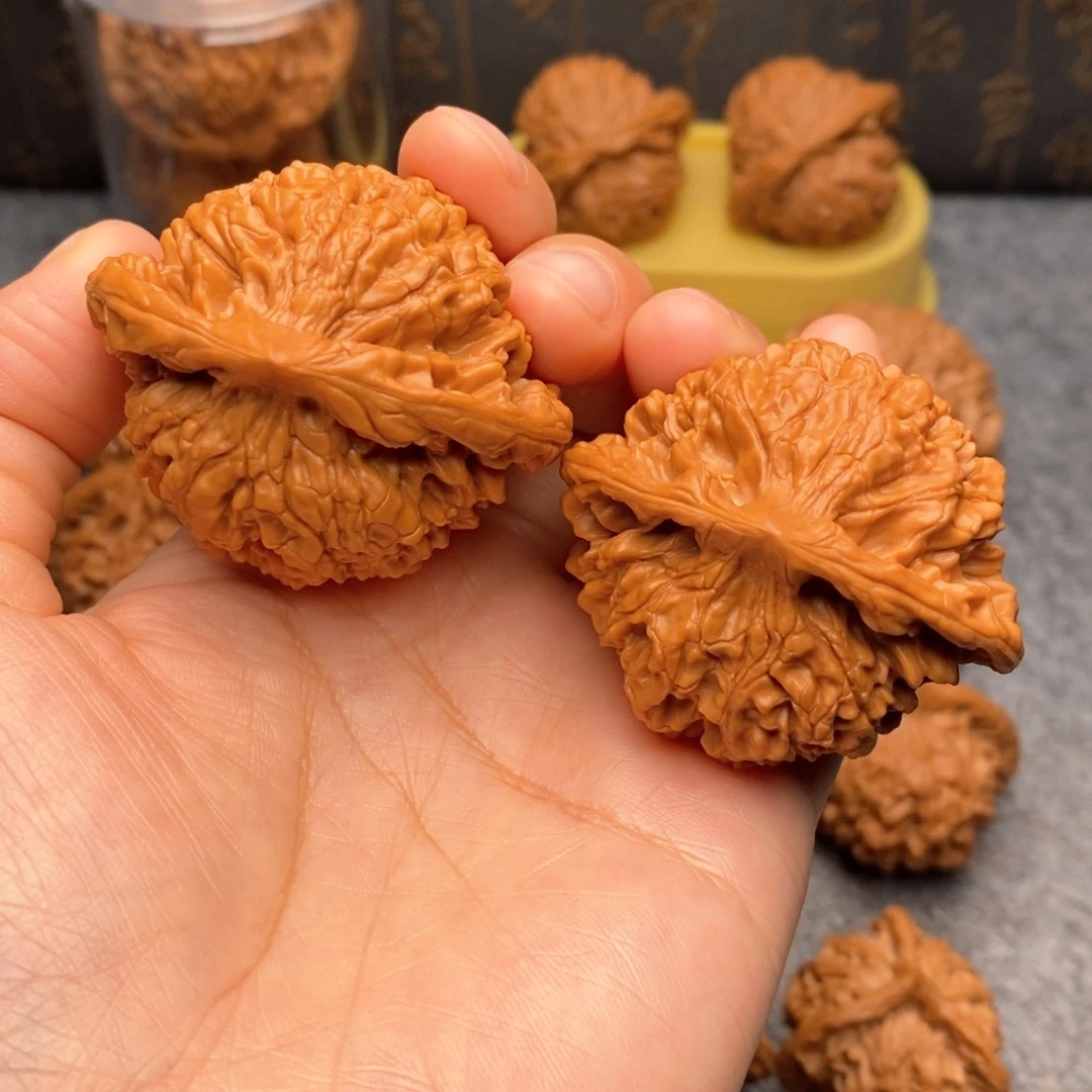 文玩核桃把件北***军官帽49全品